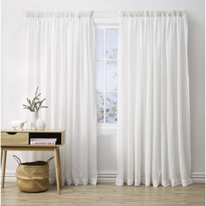 Haven Cloud - Readymade Sheer Pencil Pleat Curtain